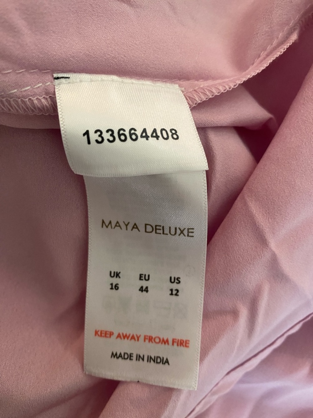 Maya Deluxe size 12 pink embellished beaded dress NWT - Picture 10 of 12